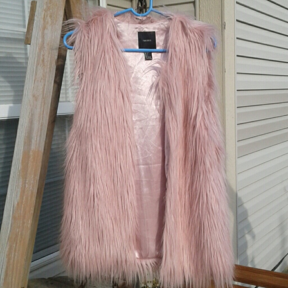 Fur Blush Vest